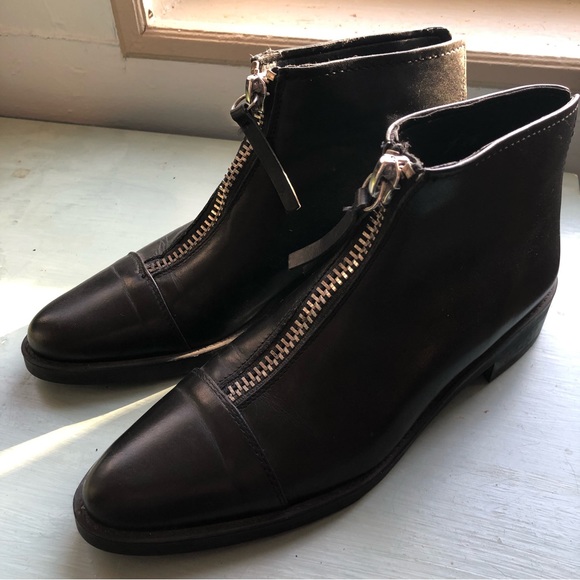 Zara Zip Up Ankle Boots - Picture 1 of 4